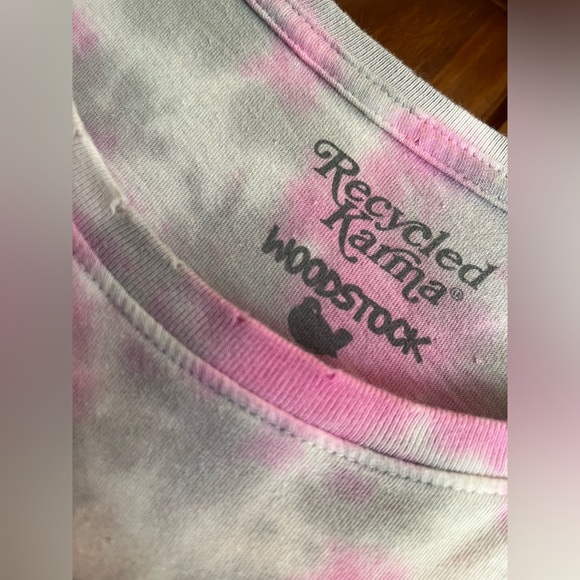 Recycled Karma Woodstock 100% cotton Med tie dye short sleeve tee! Super soft! - Picture 3 of 5